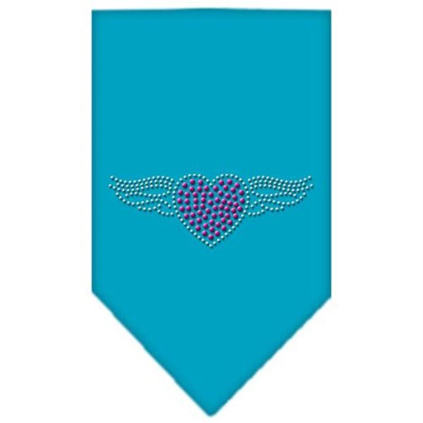 Unconditional Love Aviator Rhinestone Bandana Turquoise Small UN801000